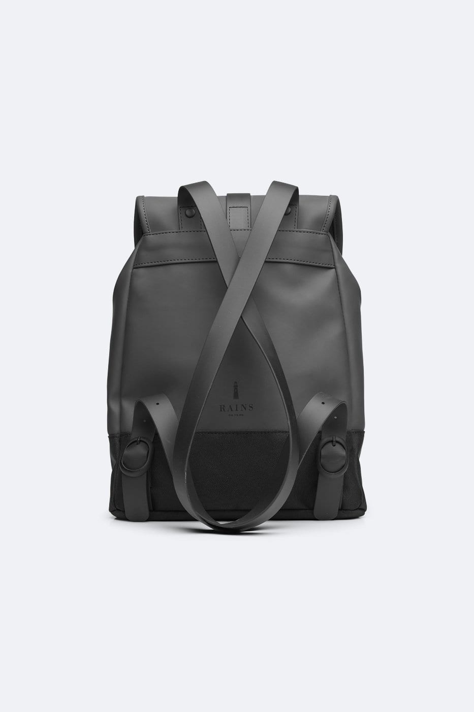 Rains Drawstring Backpack - Fekete hátizsák