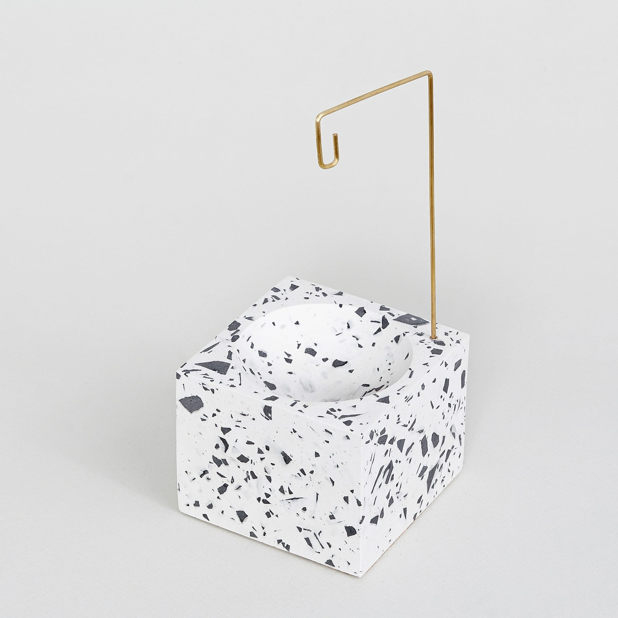 Terazzo incense burner - terazzo füstölőtartó
