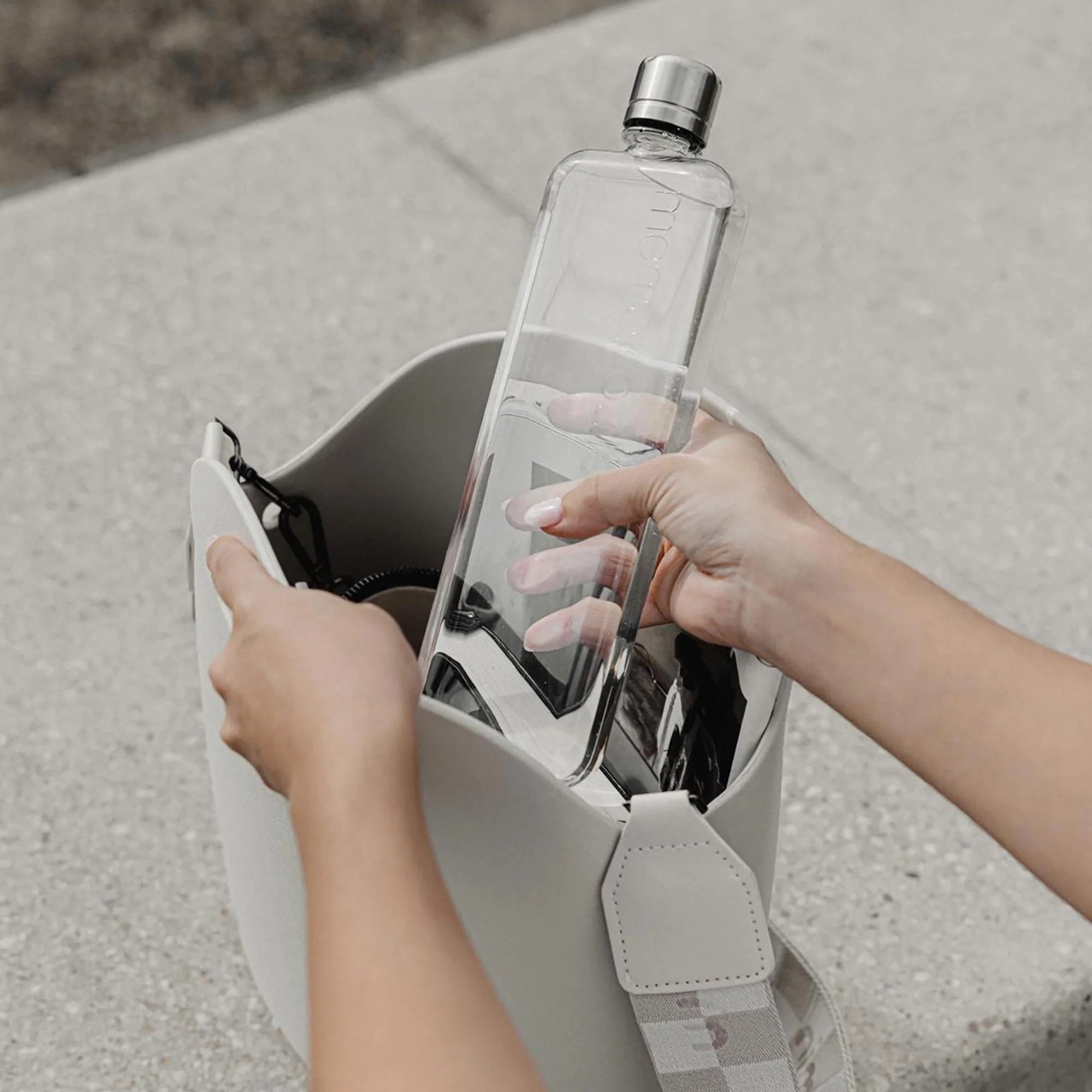 Memobottle Slim - BPA mentes műanyag üveg - 450ml