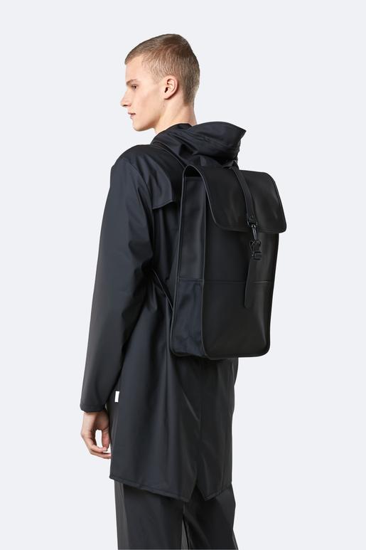 Rains Backpack - Fekete Vízálló hátizsák